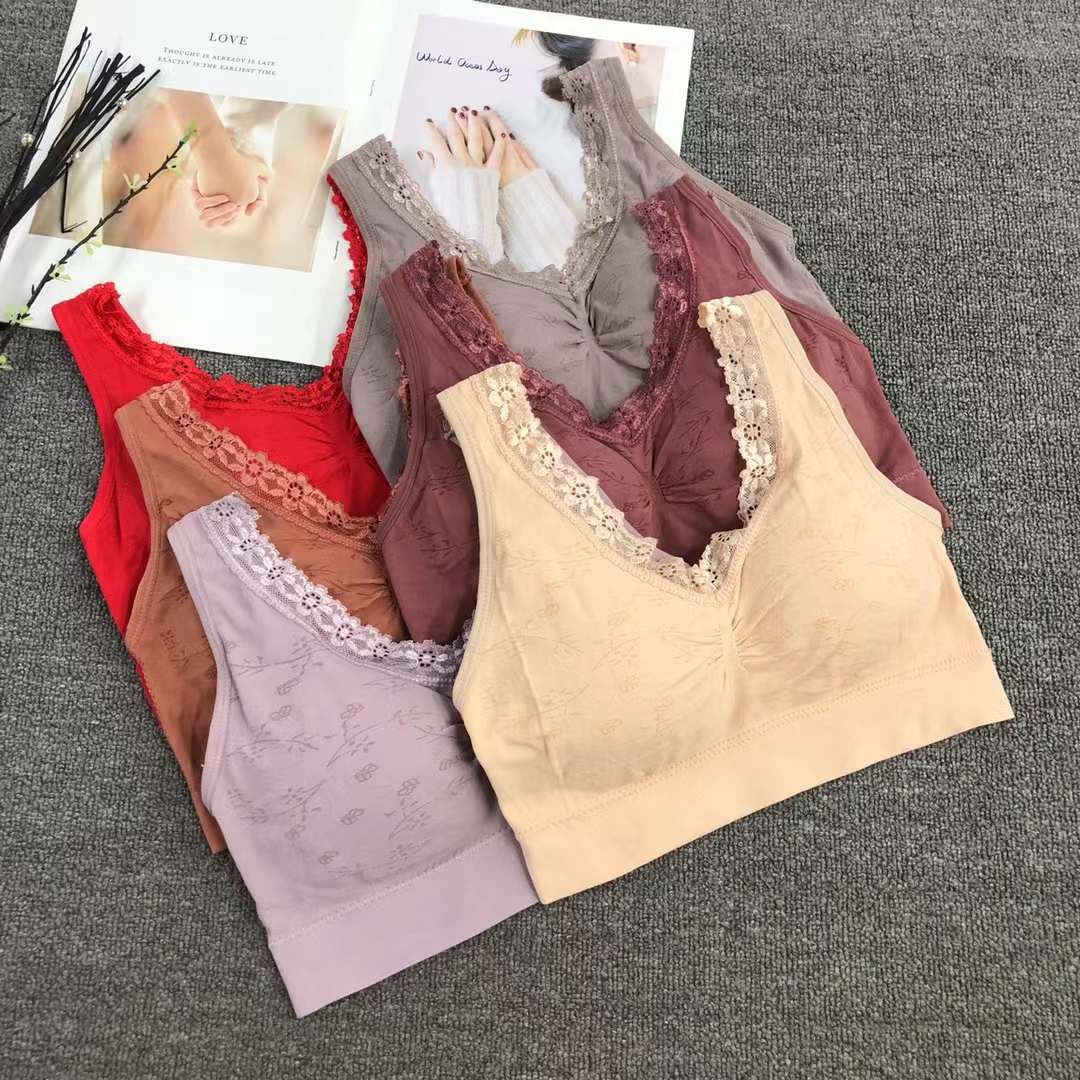Nueva inconsútil alto elástico belleza de alta calidad las mujeres chaleco inalámbrico yoga sujetador ropa interior deportiva al por mayor
