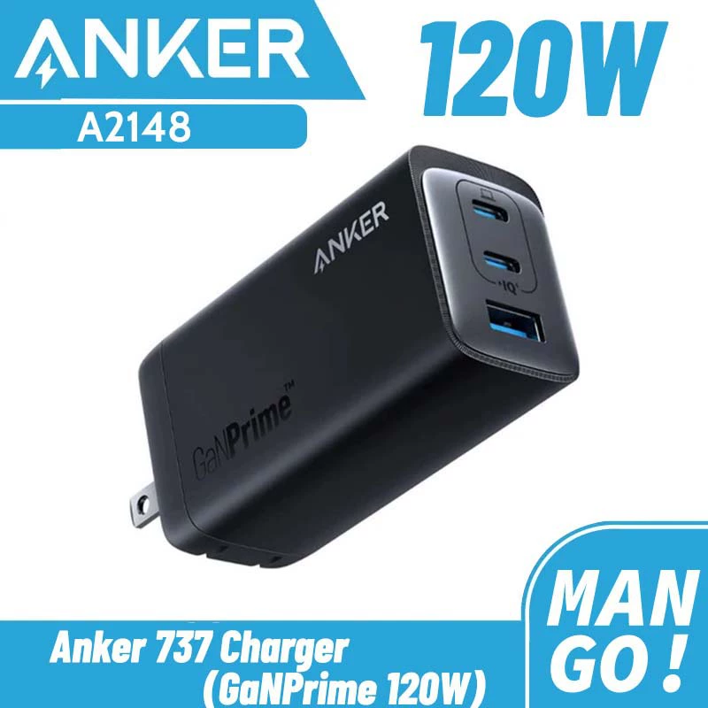 ANKER Apple, совместимое зарядное устройство, iphone14, мобильный телефон, A2148, 120W