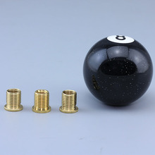 热销亚克水晶汽车改装排挡头M12*1.25手动波棍头纯色换挡手球通用