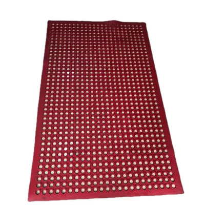 Kitchen oil-resistant and non-slip perforated Avtomobil döşəmə paspasları - red-90150cmweight-7kg