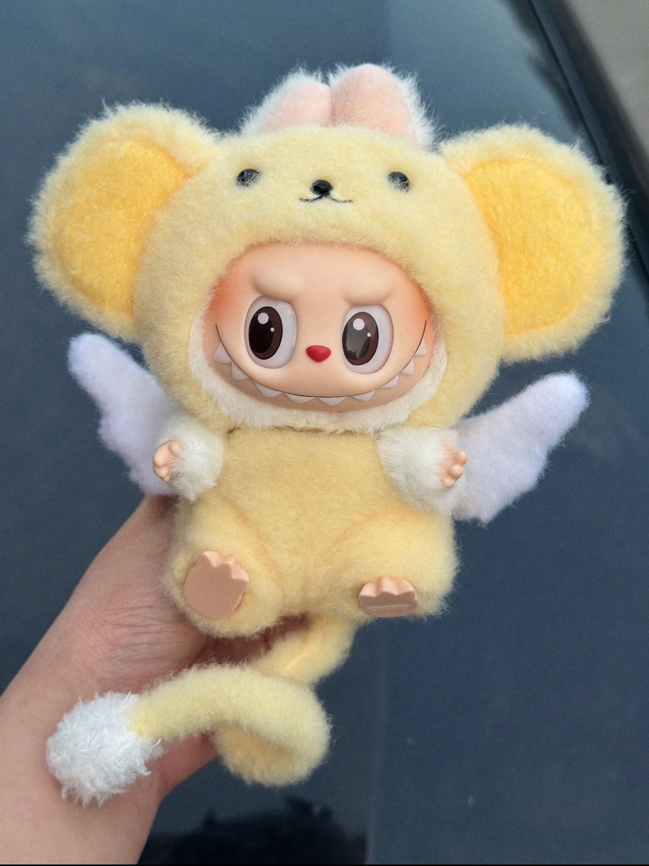 ラブブ labubu ビニール コカ・コーラ ベビー服 第一世代、第二世代、第三世代 17cm 夏用 座り立ちオーバーオールスーツ