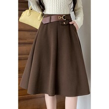 ��ɫë�ذ���ȹ�＾2025�¿�ŮA��ȹ���L������@�݂�ȹȹ�Ӽ�ɫ