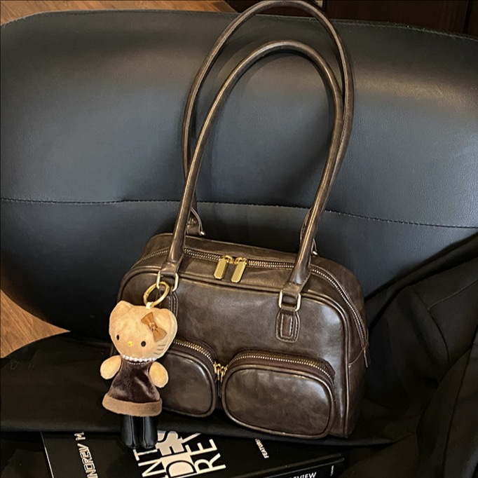 Bolsa de almohada de viaje de alta calidad, bolsa de hombro de gran capacidad, otoño y invierno 2025, nuevo bolso coreano de alta calidad.