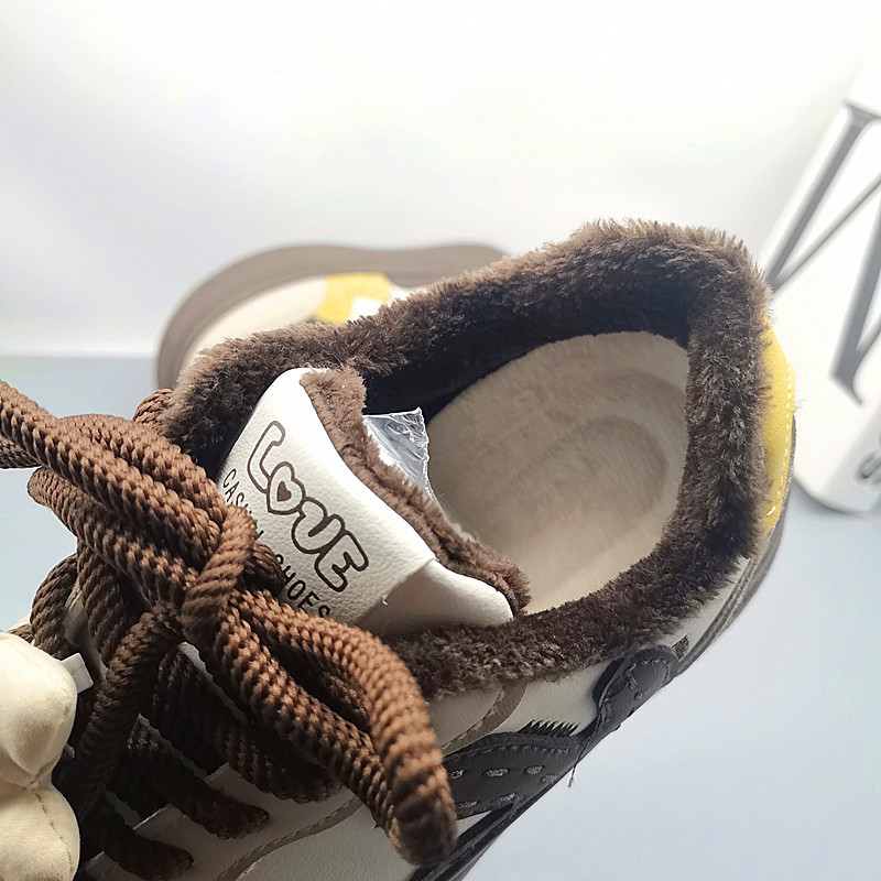 Zapatos de alumno de cuero de algodón, zapatos de moda para niños, zapatos casuales de cuero para niños, zapatos de skate para hombres