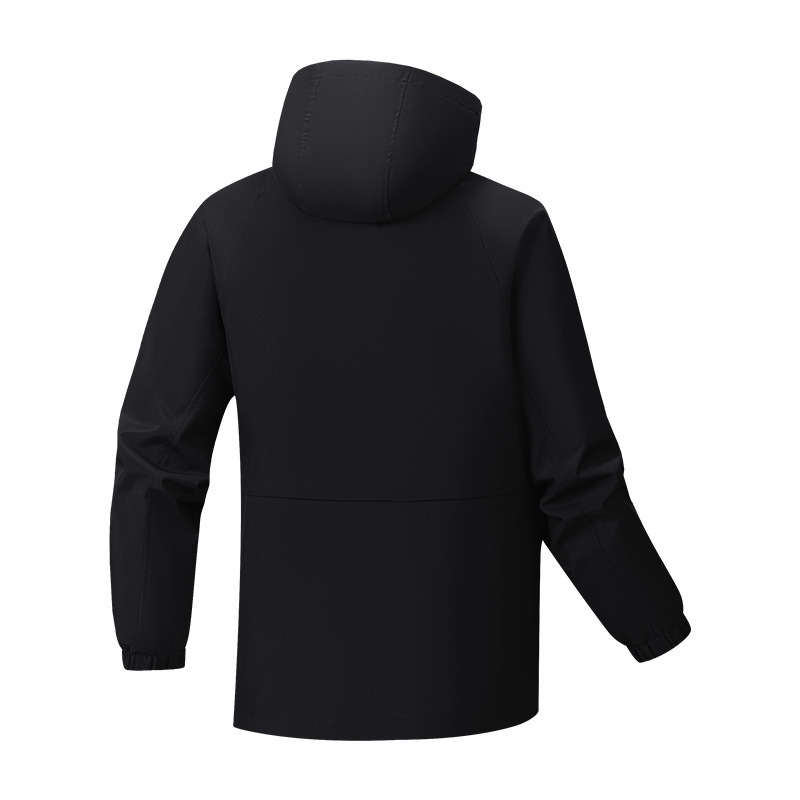 Winddichte, wasserdichte Herbstjacke mit Kapuze für Herren, lockeres und lässiges, vielseitiges Sportoberteil für Herren_voghion.com