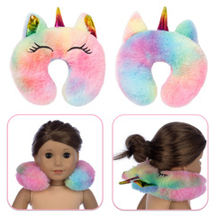 Cross-border best-selling reborn doll U-shaped pillow, Summer Fairy doll accessories, American girl doll accessories eye mask wholesale