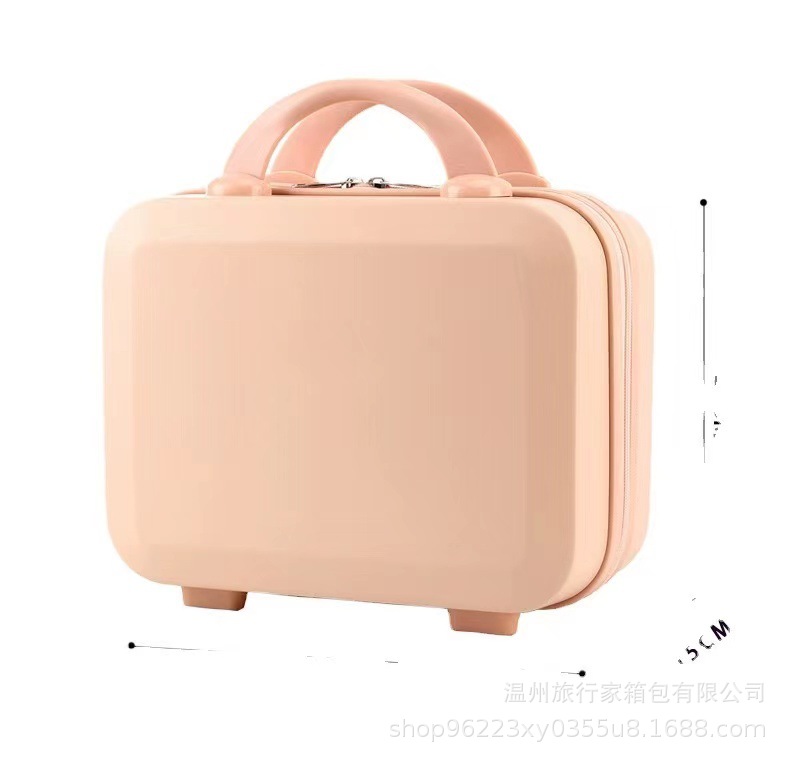 Nuevo estuche cosmético maleta 14 pulgadas regalo de boda maleta de equipaje portátil vintage fábrica al por mayor