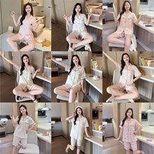 韩睡依2025多款可选两件套 ins小清新睡衣女短袖短裤家居服可外穿