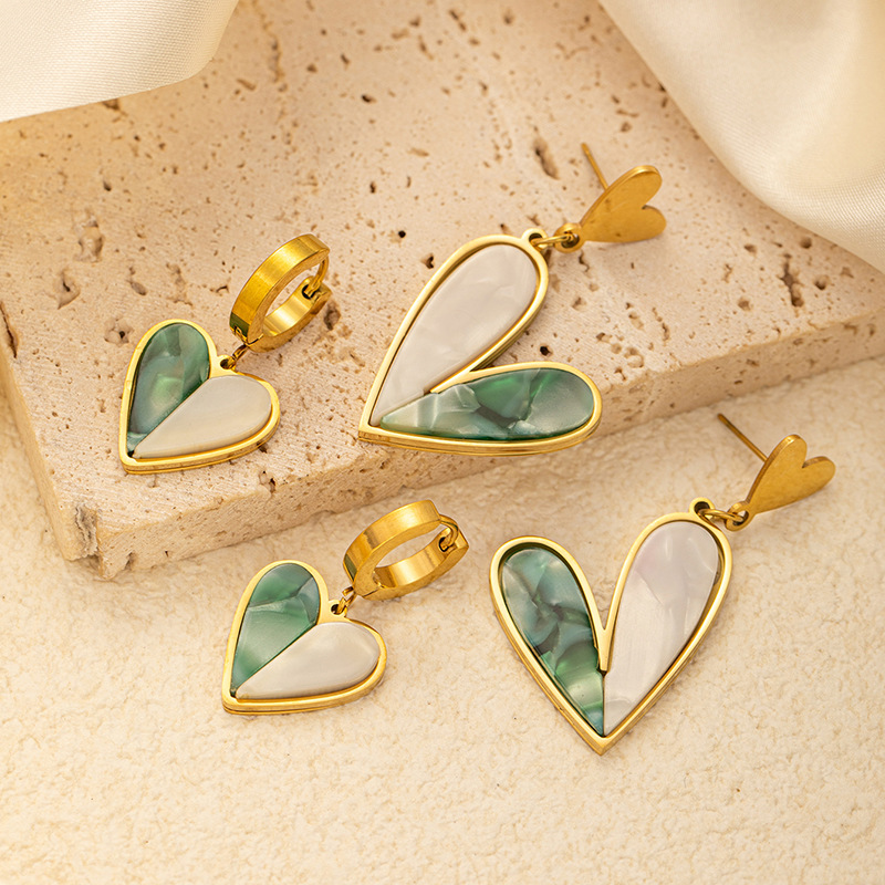 Fashionable universal earrings stainless steel
