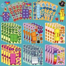 8��/��Numberblocks�QĘ�N�Ӯ����ַeľMake a face����ƴ�D�N��