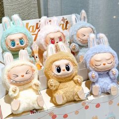 泡泡马特可爱马卡龙现货二代LABUBU盲盒公仔挂件批发