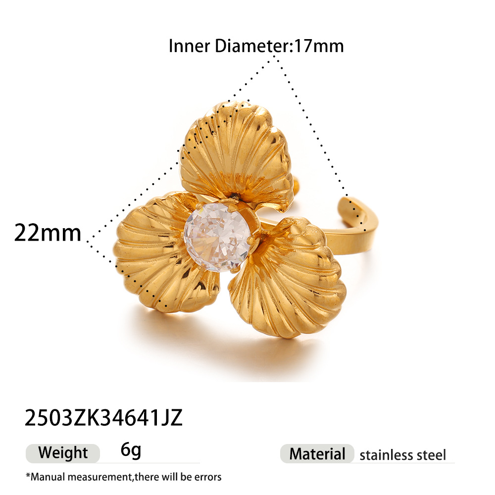 Taena Pendientes de acero inoxidable europeos y americanos Sensación simple y de alto nivel Pendientes de acero de titanio de flores de textura de moda para damas al por mayor transfronterizo