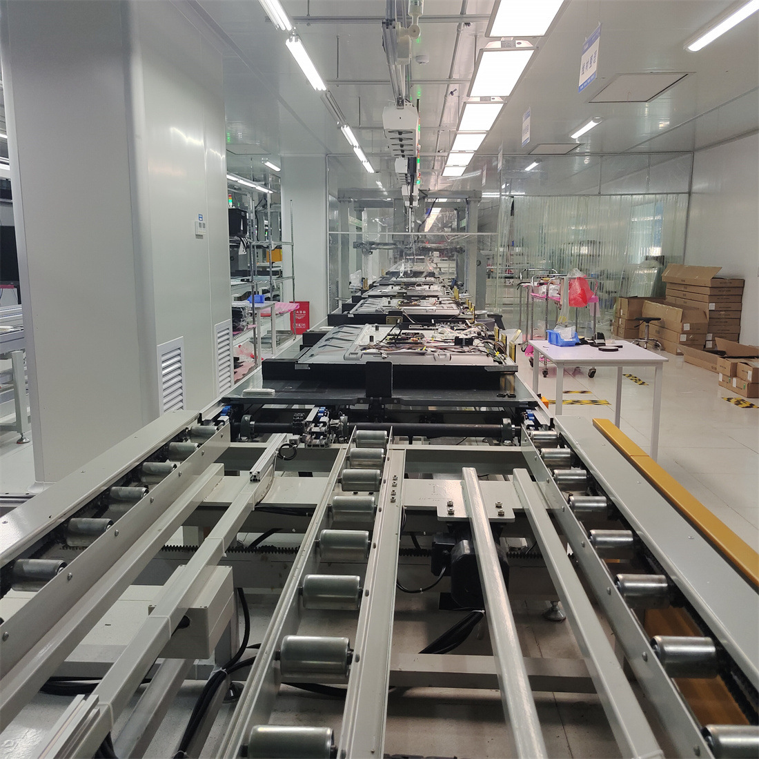 商显屏倍速链组装线自动装配线工装板生产线空调输送线高效输送