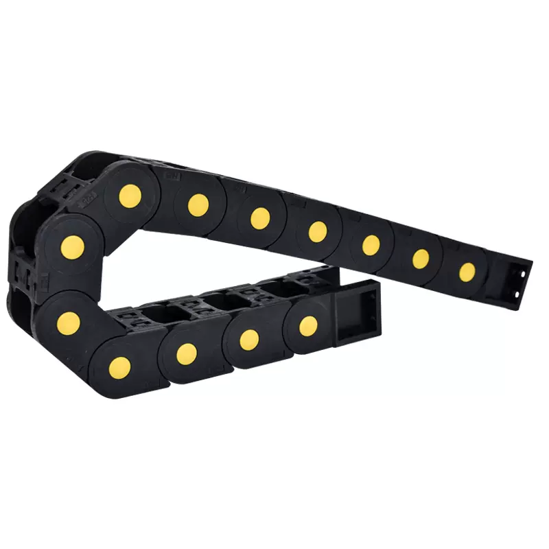 机床拖链桥式坦克链条塑料履带雕刻机尼龙电缆穿线槽耐磨快装