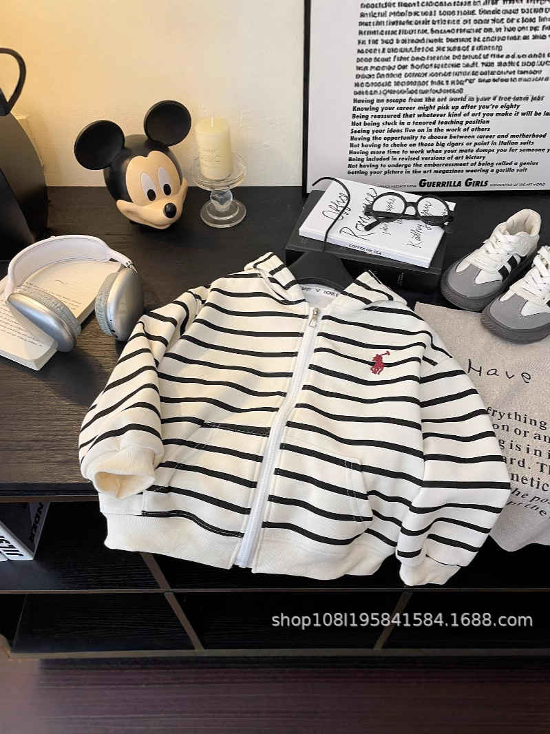 Chaqueta de suéter de rebeca casual coreana para niños y niñas, primavera y otoño para niños grandes, nueva moda occidental, color sólido con capucha