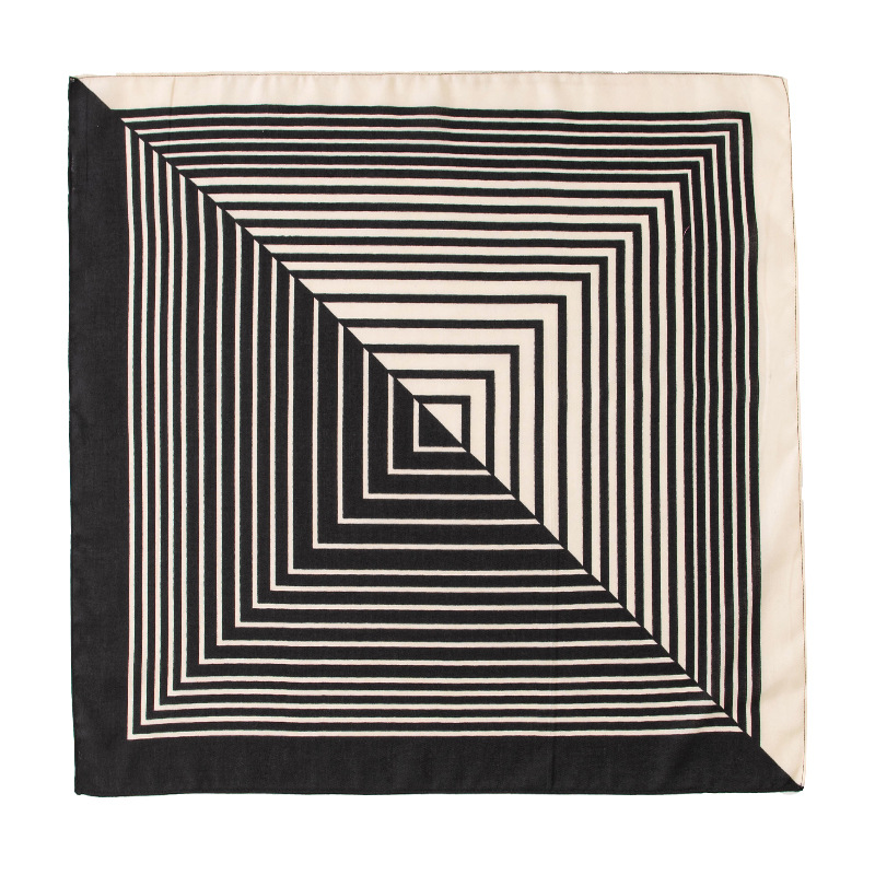 (2개) 70CM 모조 실크 스카프 우아한 패션 하이엔드 다재다능한 기질 통근 실크 스카프 도매