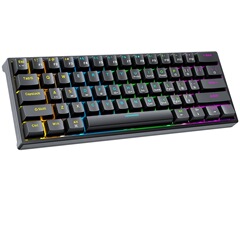 国境を越えたアマゾンBAJEAL k 101有線61キー青軸ポータブル発光クールな機械キーボードツアー