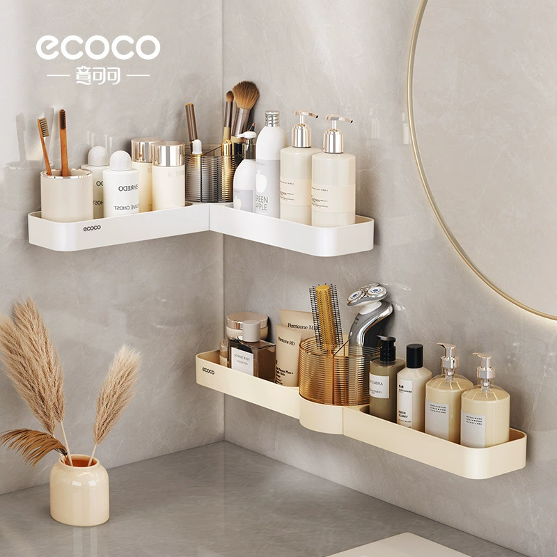 Угловая полка для ванной комнаты без пробивания