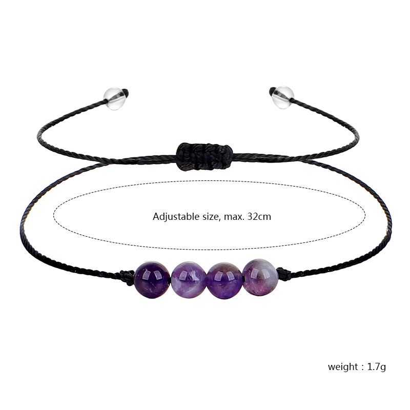 1 Piece Simple Style Round rope Beaded Unisex Bracelets