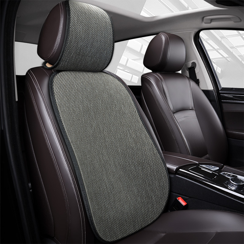 Four Seasons Universal: Universal Seat cushion, seat cover - gray-backrest-with-head-cap
