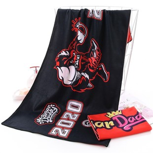 Customized Double-Sided Positioning Digital Printing Small Bath Towel Pattern Customized Microfiber Heat Transfer Sports Towel