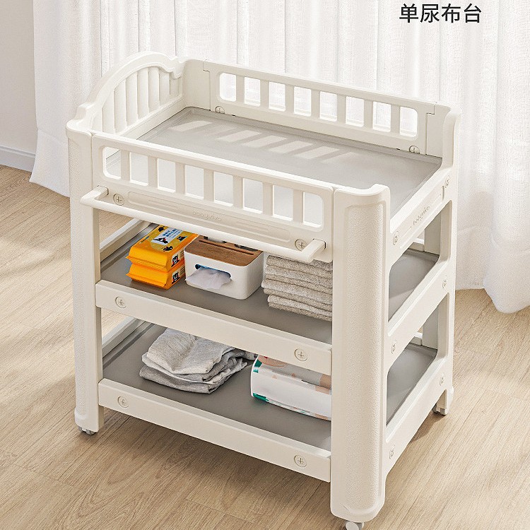 Mesa de pañales para bebés Babyviva Mesa de cuidado para tocar para bebés Cambio de pañales Cuna de baño para recién nacidos extraíble