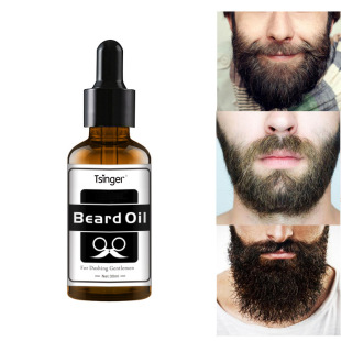 Cross-Border Exclusive Men's Beard Oil Facial Care Beard Aftershave Shaving Supplies [] Soothing, Moisturizing and Hydrating