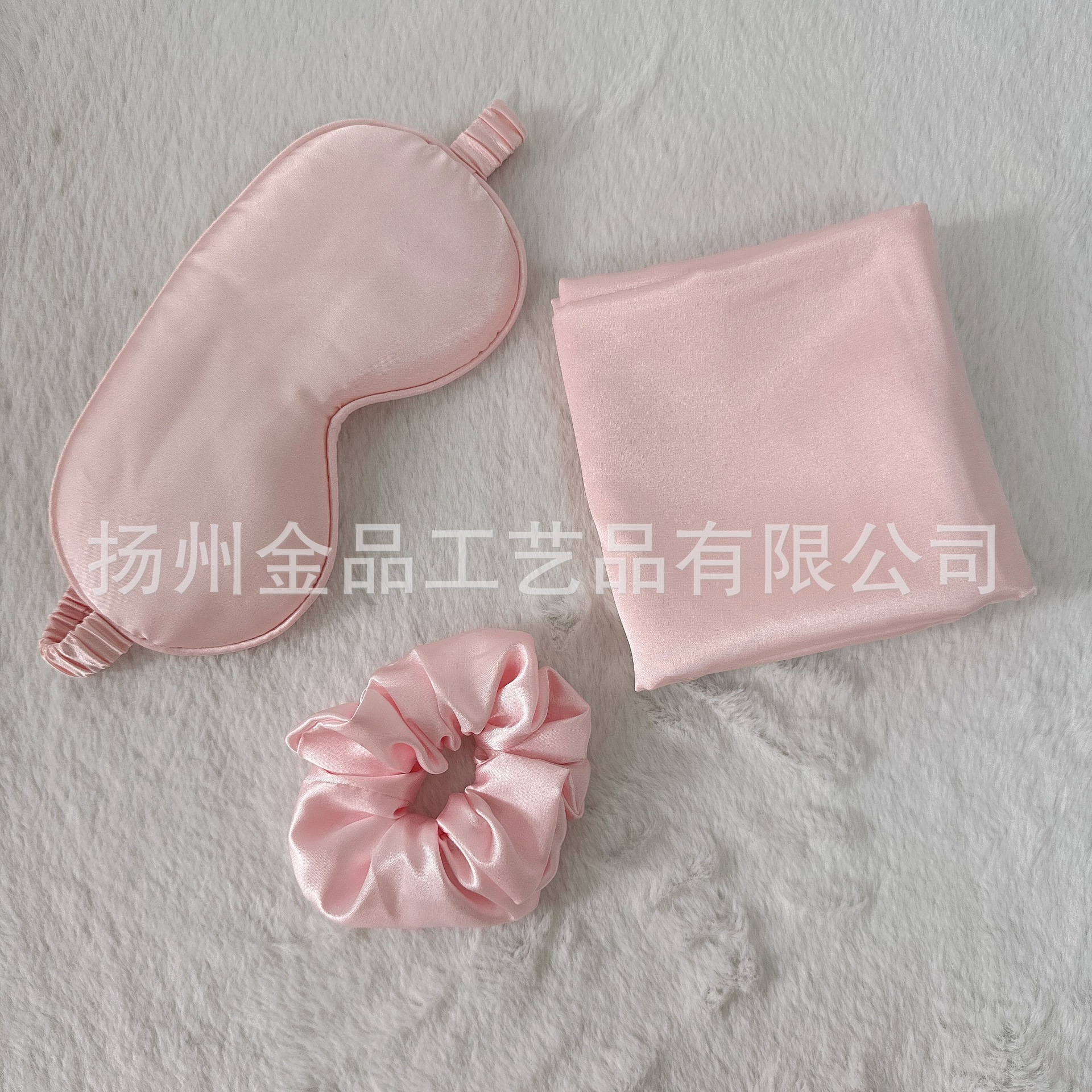 Fresh Powder Eye Mask + Hair Ring + Pillow Cover Set de tres piezas (Paque completo OPP)