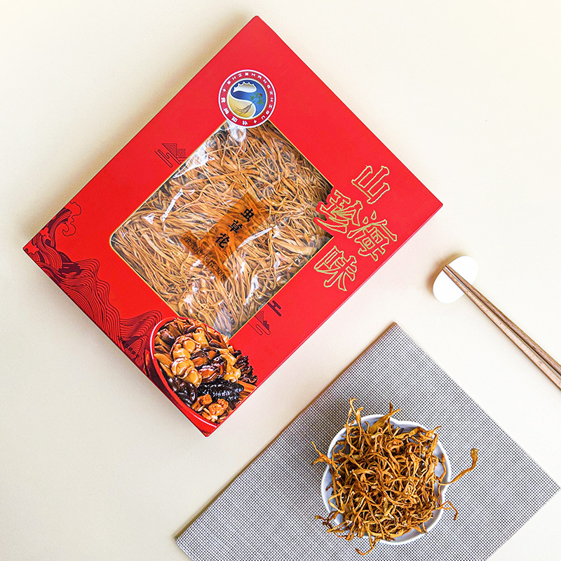 食尚知补 虫草花高端礼盒装营养滋补品200克