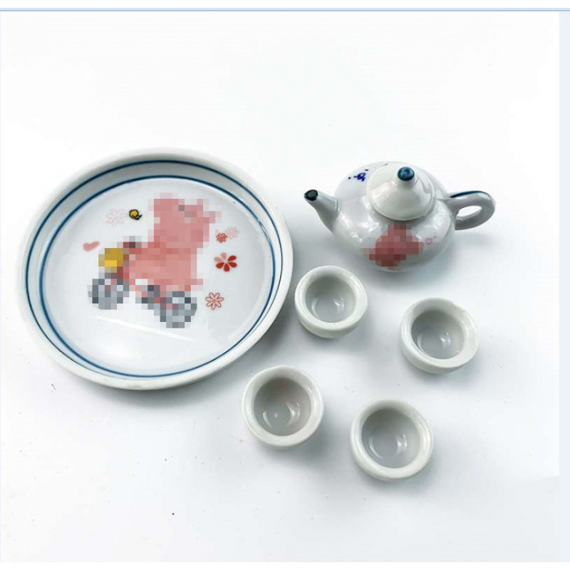 功夫茶具套装过家家玩具茶壶仿真迷你童子茶具套装陶瓷工艺工厂批|undefined