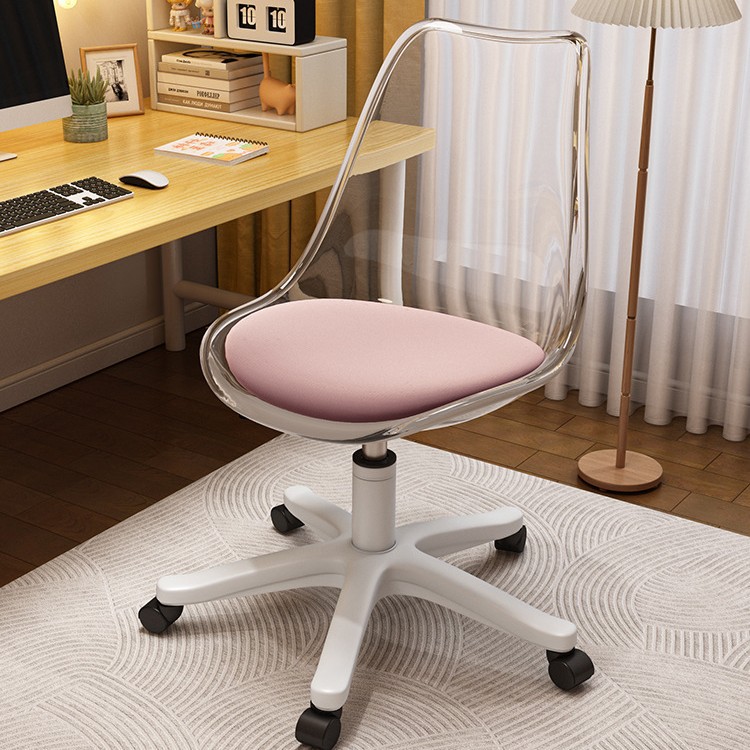 Almohadilla de polvo de respaldo transparente + pierna de nylon