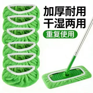 跨境swiffer拖把布套替换布可重复水洗使用平板拖把配件懒人拖布