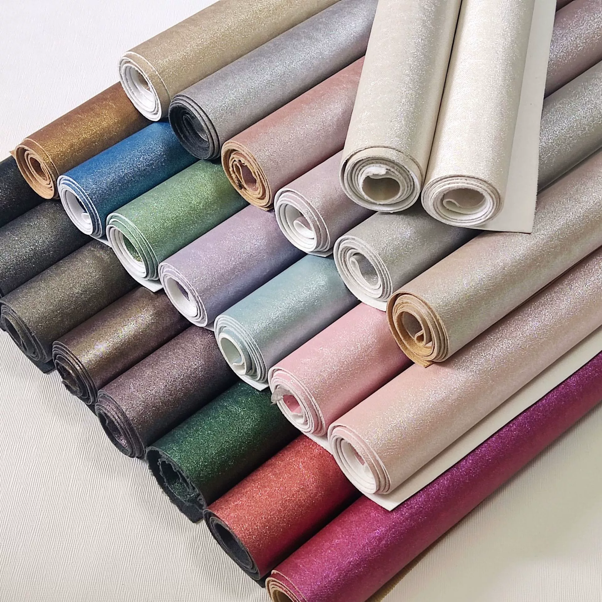 Имитация хлопкового вельвета с нижней отделкой из искусственной кожи с перламутровым эффектом и тиснением в виде сардин, специальный материал для обуви и сумок M-TREND2025