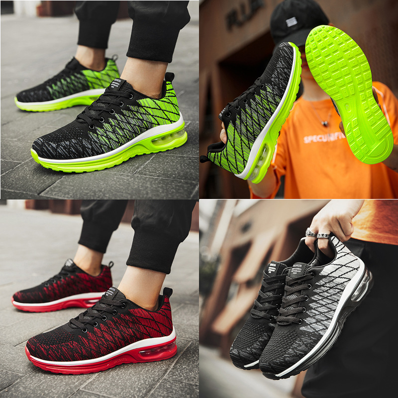 夏季男士特大码45运动休闲鞋子46透气飞织跑鞋47情侣小码36 37 38