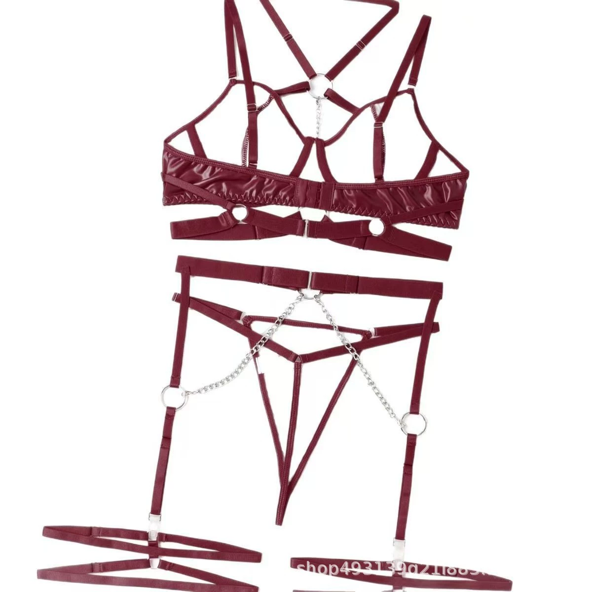 Кронштейн? Нет. The input: "Chain, waist belt, underwear, set, European style" -> translation: "Цепочка, пояс для талии, белье, набор, европейский стиль"