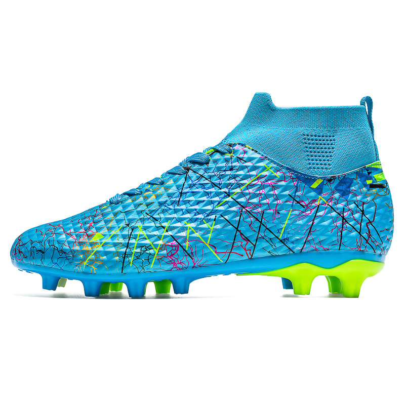 2025 nuevos zapatos de fútbol transfronterizos nuevos juegos de clavos transfronterizos para hombres clavos al por mayor antideslizantes adolescentes