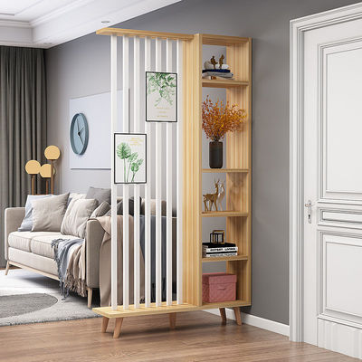 a living room partition register and obtain a residence permit Entrance Shelf household solid wood The door New Chinese style screen screen bedroom Occlusion decorate
