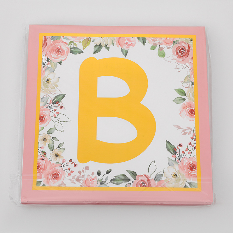 Caja de globo de bebé de oro transfronterizo caja de globo de diseño de escena de propuesta de fiesta de patrón transfronterizo al por mayor