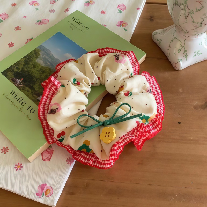 lindos niños anillo de pelo intestino grueso mujer 2025 nuevo cinturón de cuero de alta elasticidad atado cabello cuerda de pelo bola cabeza cuerda adornos para el cabello