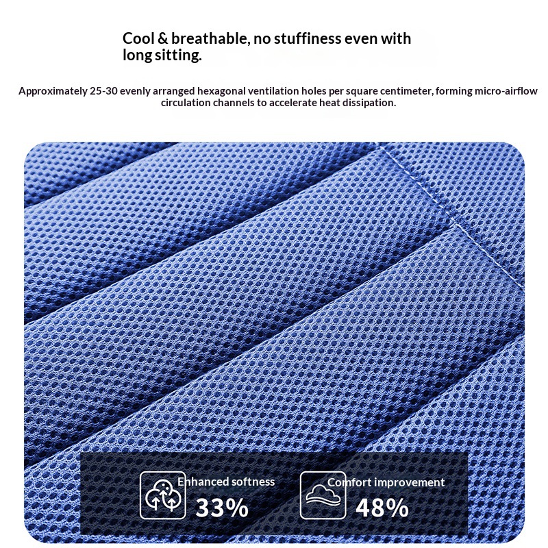 Custom Breathable Car Seat Cushion Cross-Border Seat Pad Car Seat Cushion Butt Pad Car Seat Cushion Sandwich