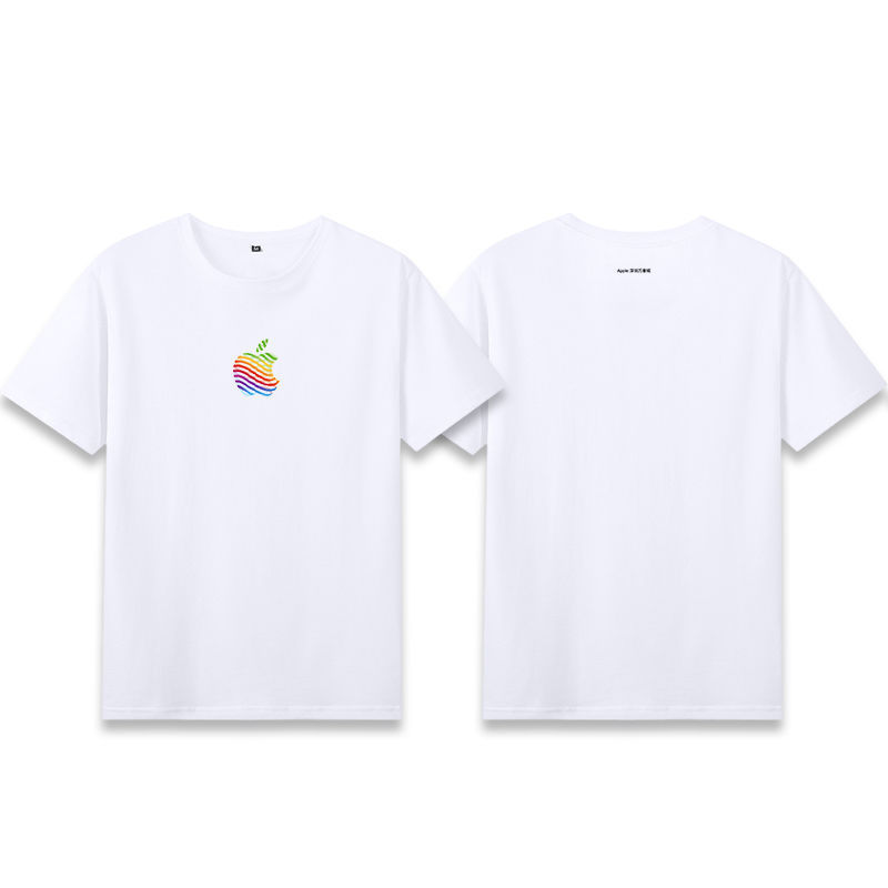 Apple STore Opening Shenzhen Wuhan Mengkou CommemoraTive Same STyle T-shirT ShorT-sleeved Summer Thin CulTural ShirT