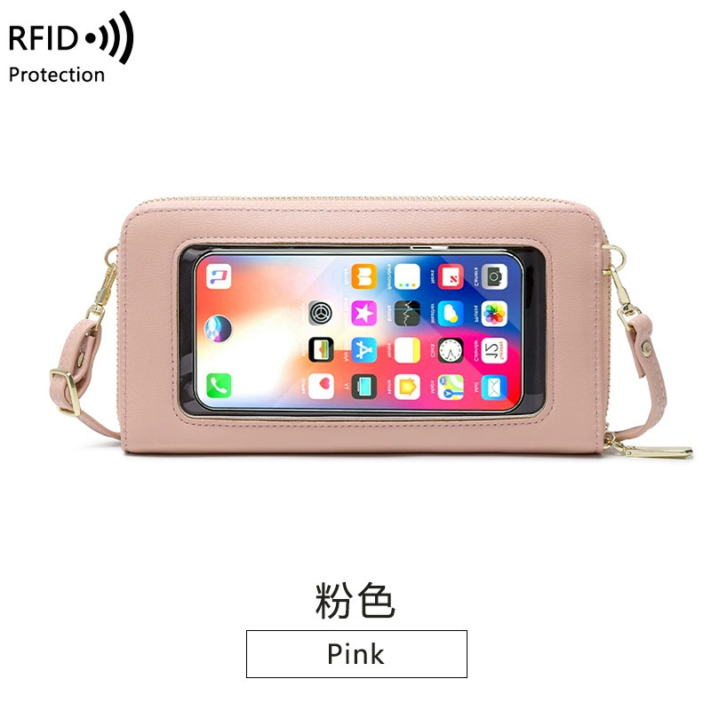 (Граница торговли), сумка через плечо, вместительная одн Shoulder bag, маленькая сумка, кошелек, сенсорный экран, анти-вор theft