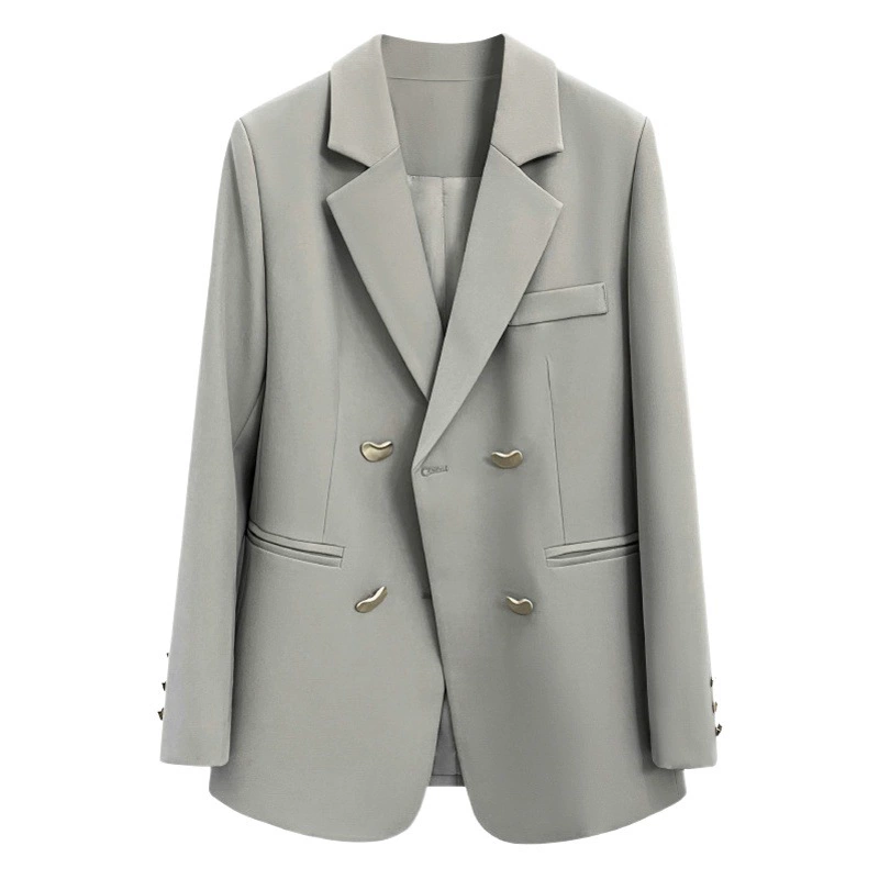 Весна и осень 2023 Новый Повседневный пиджак высокого класса в британском стиле, женский модный маленький костюм с французской текстурой
