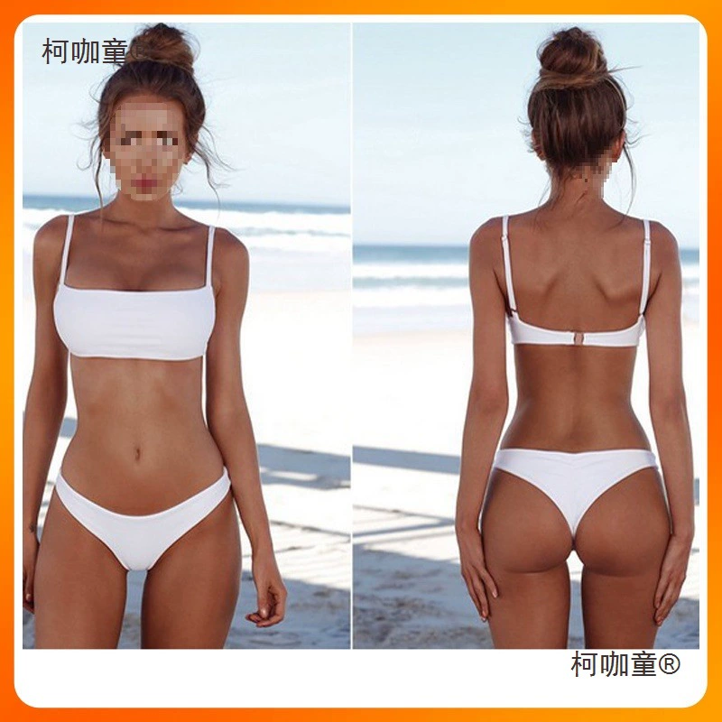 Сексуальный раздельный цветной купальник, 2019 год, Aliexpress, Wish, европейский стиль, утягивающий эффект