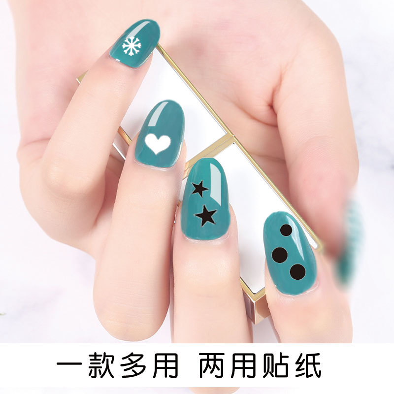 Nueva pegatina de inyección de tinta de uñas estilo japonés amor mariposa oso WW8001 línea de estampado de leopardo pegatinas de uñas calientes