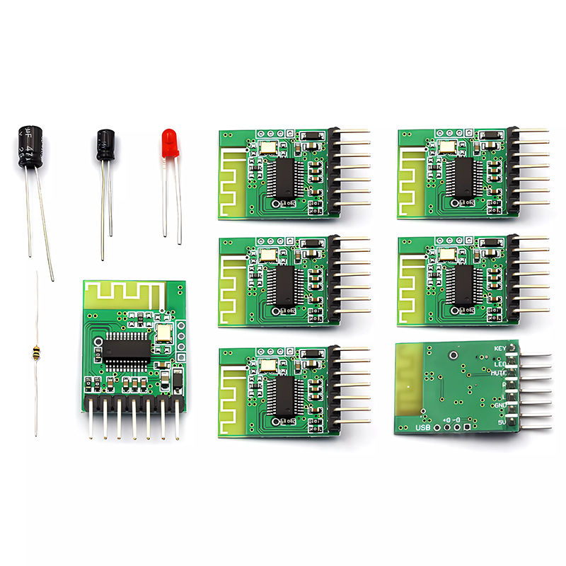 蓝牙模块4.0蓝牙音频接收器模板 3.7v5v立体声无线音响改装DIY
