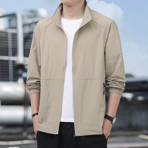 Men's silk quick dry summer sun protection clothing