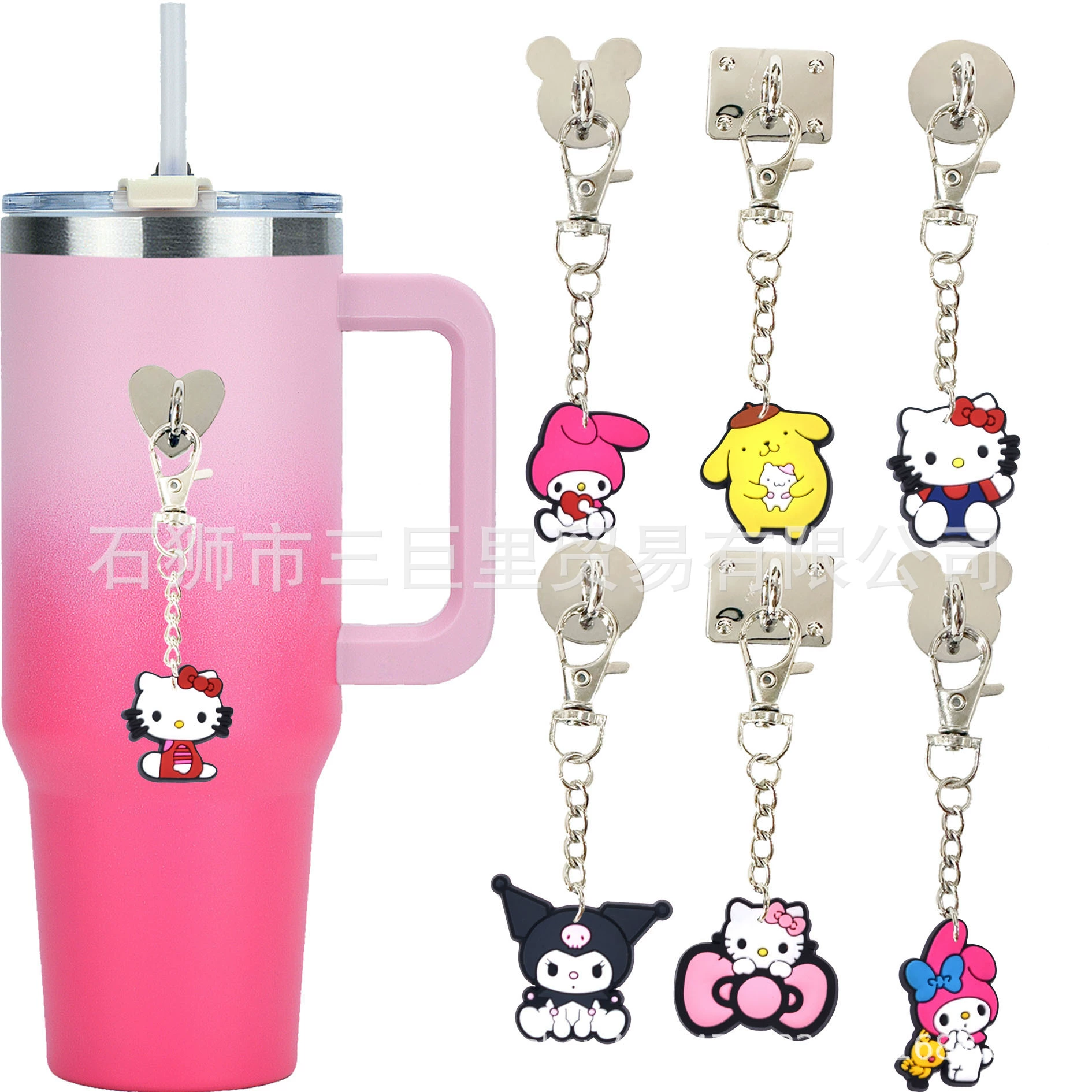 Hello Kitty, мультяшные аксессуары, подвеска, стекло, для импорта