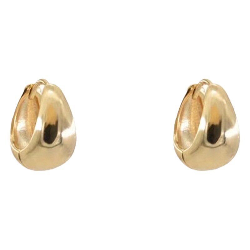 2023 nueva moda europea y americana de todos los partidos de metal anillo pendientes de moda simple de las mujeres pendientes de lujo luz alto sentido