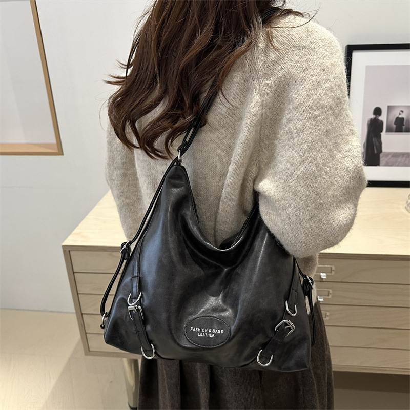 2024, nueva mochila de transporte de gran capacidad, retro versátil, mochila de hombro de mujer, mochila de alta calidad